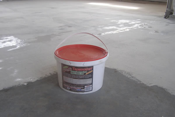 Теплоизоляция бетонного пола жидкой теплоизоляцией Термосилат
