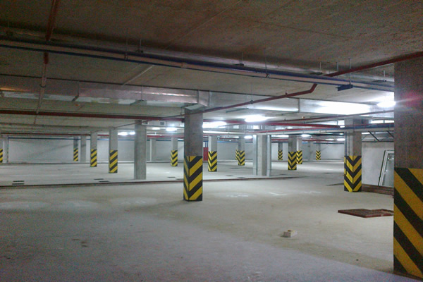 герметизация деформационных швов плиты перекрытия в подземном паркинге в Харькове
